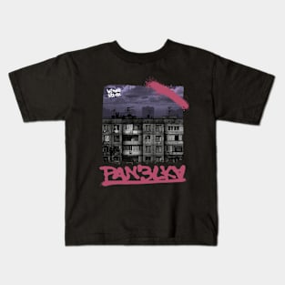 POST-SOVIET PANELKA // Typical russian panel houses Kids T-Shirt